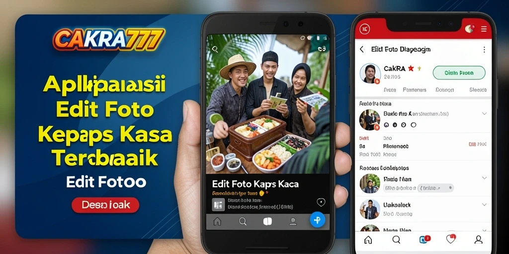 Tampilan antarmuka aplikasi CAKRA777 untuk Edit Foto Kertas Kaca.