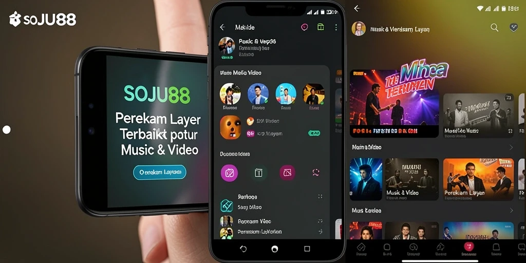 Antarmuka SOJU88 yang sederhana dan efektif untuk perekam layar.